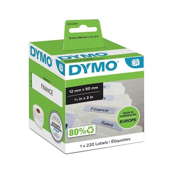 Dymo DYMO Genuine LabelWriter Suspension Filing Labels, S0722460