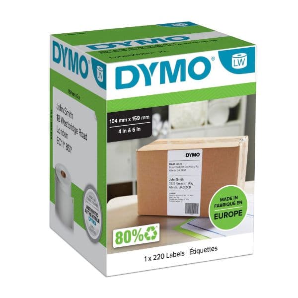 Dymo DYMO Genuine LabelWriter High Capacity Shipping Labels. 104mm S0904980