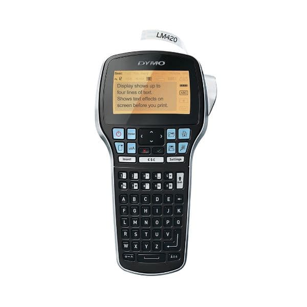 Dymo DYMO LabelManager 420P Portable Labeller, 7 font sizes, 8 font S0915500