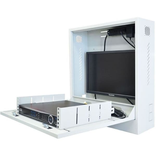 DATATEK DATATEK Dual Lock Security Cabinet with 5 Outlet PDU & 2x Cooling Fans SECCAB