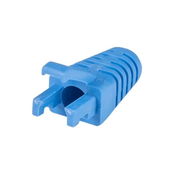 Dynamix DYNAMIX BLUE RJ45 Strain Relief Boot - Slimline with Clip Protector SRS-BV2-BL-20
