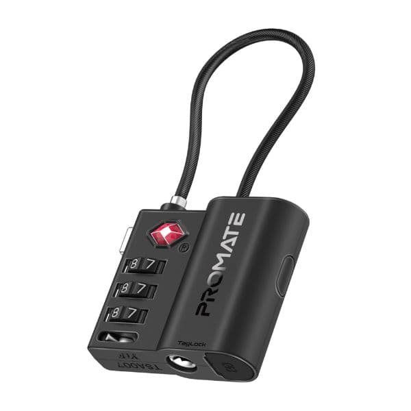 promate PROMATE TSA Luggage Lock with Smart Precision Tracking Tag. TAGLOCK