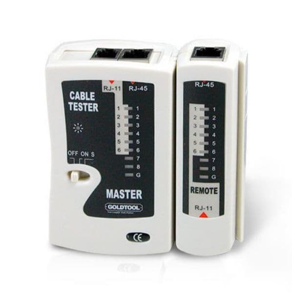 Goldtool GOLDTOOL RJ45 LAN Data Cable Tester Quickly & Easily Check for Cable TCT-108