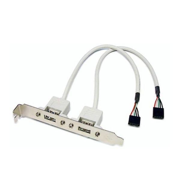 Dynamix DYNAMIX USB SLOT Card. USB-A Female Connector to 2x 5-Pin USB-SLOT-2