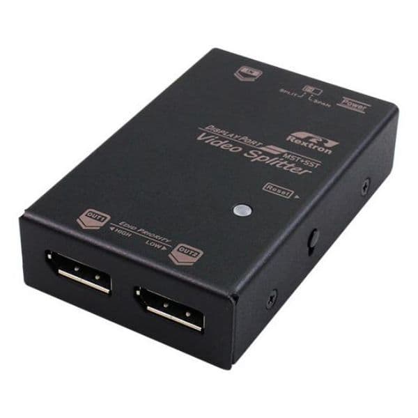 Rextron REXTRON 1-2 UHD Display Port Splitter. Supports 4K UHD@60Hz VKSP-1102