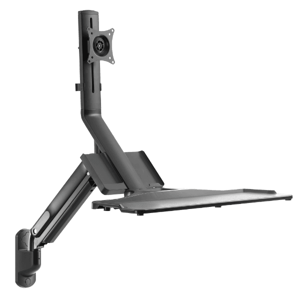 Brateck BRATECK 17-32" Wall Mount Single Monitor Gas Spring Sit-Stand WWS05-01-P01