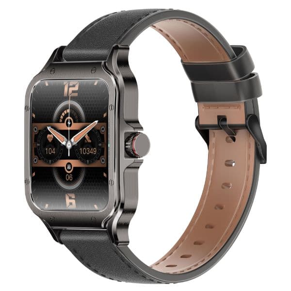 Promate IP68 Smartwatch W/ 1.78'' Curved Display & BT Calling Fitness Tracker Pedometer XWATCH-RM-BLK