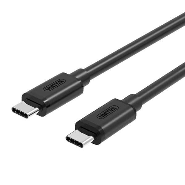 Unitek UNITEK 1m 60W USB 3.1 USB-C Male to USB-C Male Cable. Y-C477BK
