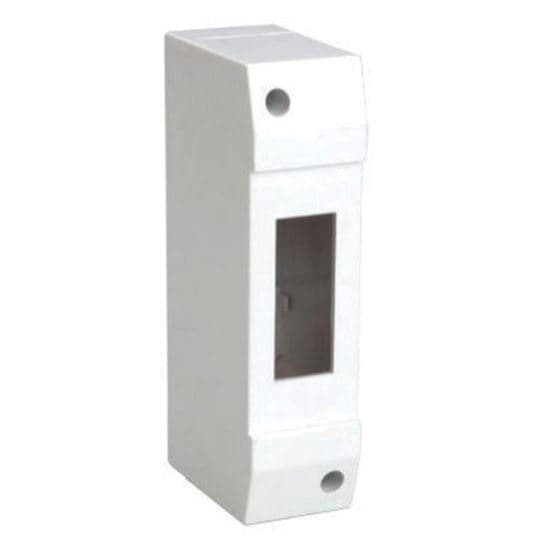 Tradesave TRADESAVE Surface Mounted DIN Rail Enclosure, 1 pole, Moulded base TSDRE1S