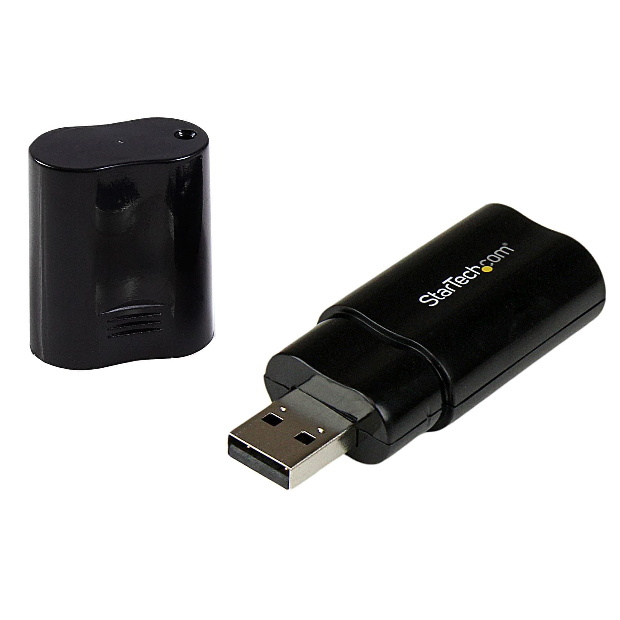 StarTech.com USB to 3.5mm Headphone Jack Stereo Audio Sound Card 362343