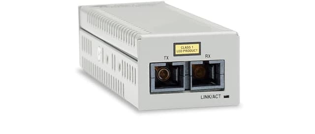 Allied Telesis AT-DMC100/SC-90 TAA (Federal) 100TX to 100FX/SC Fast Ethernet Desktop Mini Media Converter- NA or USB Power 512031
