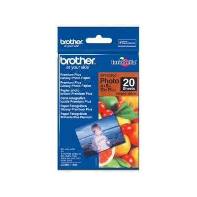Brother Brother BP71GP20 6x4 Premium Glossy Photo Paper 260GSM 20 Sheets BP71GP20