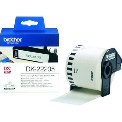 Brother Brother DK22205 Continuous Length Paper Label Tape 62mm x 30.48m DK22205