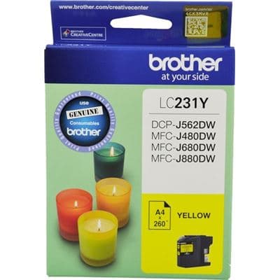 Brother Brother LC231Y Yellow Ink Cartridge LC231Y