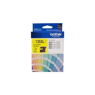 Brother Brother LC135XLY Yellow High Yield Ink Cartridge LC135XLY