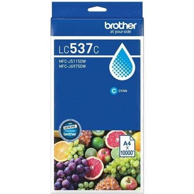 Brother Brother LC537C Cyan Ink Cartridge LC537C