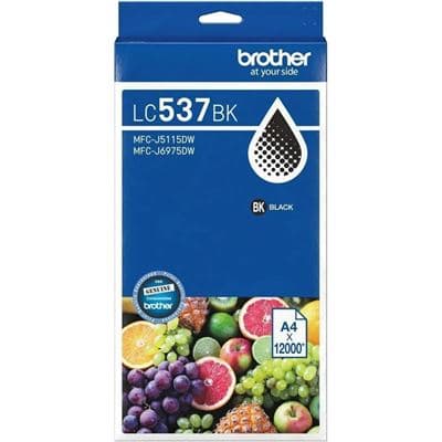 Brother Brother LC537BK Black Ink Cartridge LC537BK