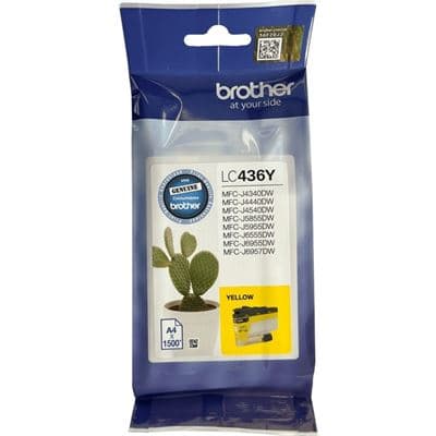 Brother Brother LC436Y Yellow Ink Cartridge LC436Y