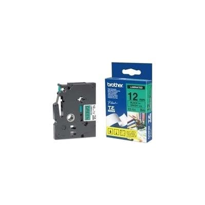 Brother Brother TZe-731 12mm x 8m Black on Green Tape TZE731
