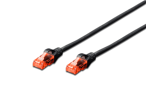 Digitus Digitus UTP CAT6 Patch Lead - 0.5M Black CA9608K