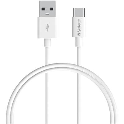 Verbatim Verbatim Charge & Sync USB-C Cable 1m - White 66584