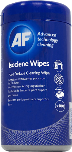 AF AF Isoclene Anti-Bacterial Office Wipes Tub - 100 CL110