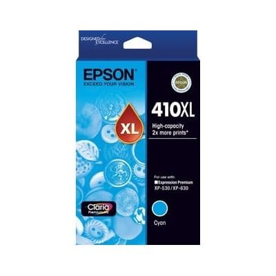 Epson Epson 410XL Cyan High Yield Ink Cartridge C13T340292