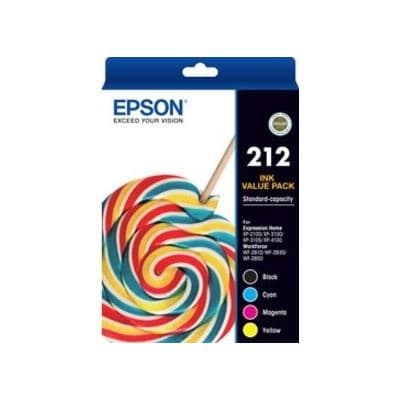 Epson Epson 212 Value Pack BK/C/M/Y Ink Cartridges C13T02R692