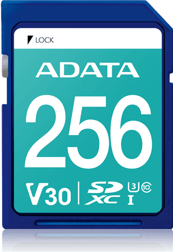 Adata ADATA Premier Pro UHS-I U3 V30 SDXC Card 256GB FS181-Y56