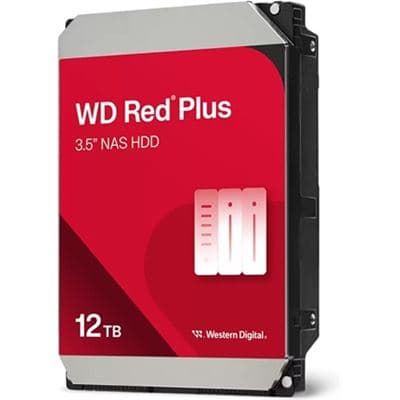 Western Digital WD Red Plus 12TB SATA 3.5" Intellipower 256MB NAS HDD 3Yr WD120EFGX
