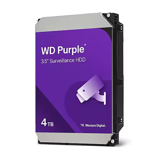 Western Digital WD Purple 4TB SATA 3.5" Intellipower 64MB Surveillance HDD 3Yr Wty WD44PURZ