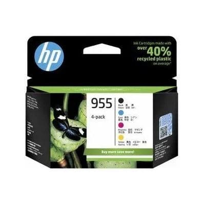 HP HP 955 CMYK Ink Cartridge Combo 4-Pack 6ZD25AA