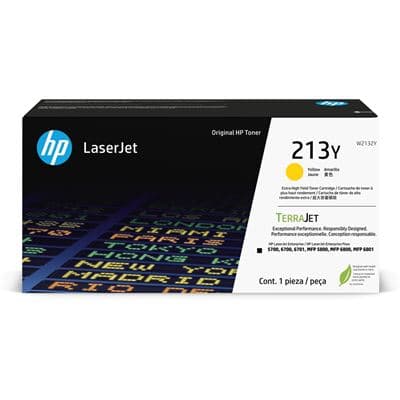 HP HP 213Y Extra High Yield Yellow Original LaserJet Toner Cartridge W2132Y