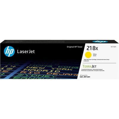 HP HP 218X High Yield Yellow Original LaserJet Toner Cartridge W2182X