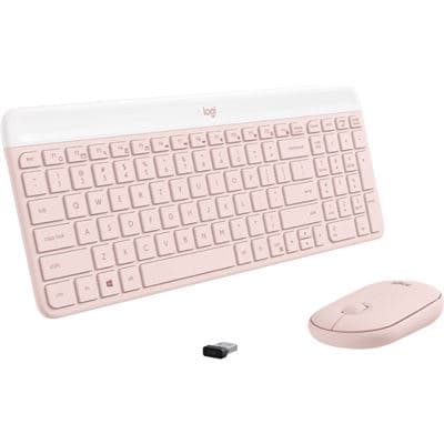 Logitech Logitech MK470 Slim Wireless Desktop Kit - Rose 920-011326