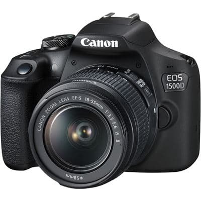 Canon Canon EOS 1500D 24.1MP DSLR (EFS 18-55 III) Camera 1500DKB