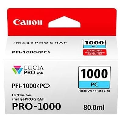 Canon Canon PFI-1000PC Photo Cyan Ink Tank PFI-1000PC