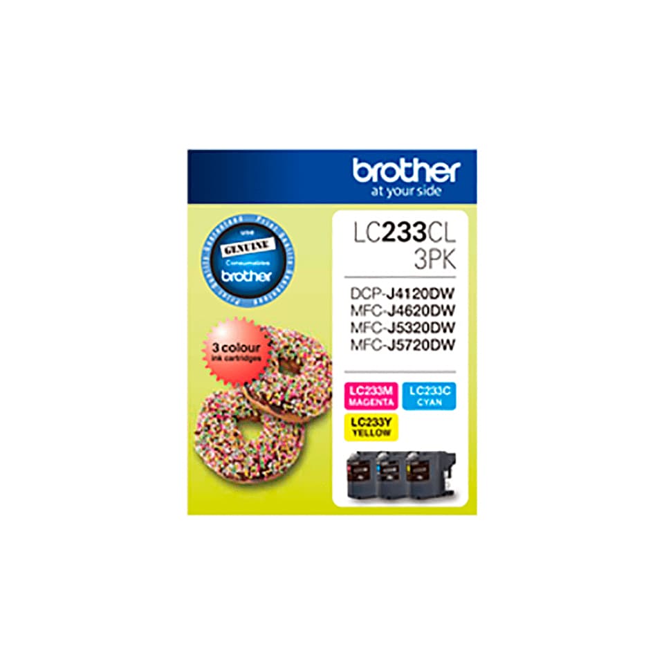 Brother Brother LC233 CMY Colour Pack B233CMY