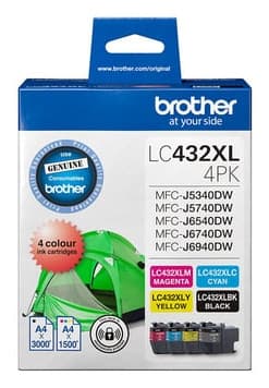 Brother Brother 432XL B,C,M,Y Pack B432XLVP