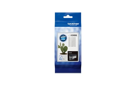 Brother Brother LC436 Black Ink Cart B436B