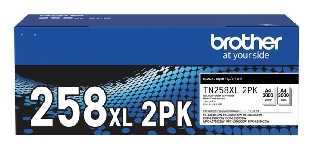 Brother Brother TN258XL Bk  2PKToner BN258XLBK2PK