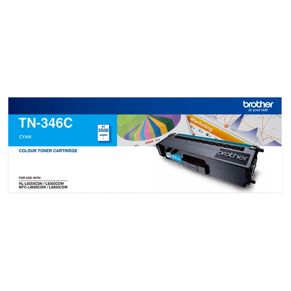 Brother Brother TN346 Cyan Toner Cart BN346C