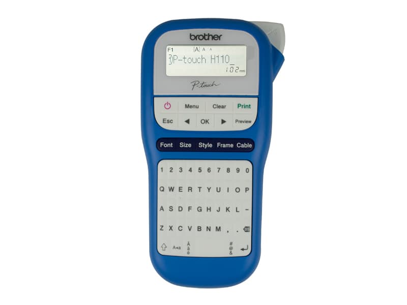 Brother Brother PTH110 P-Touch Blue BPT110BW