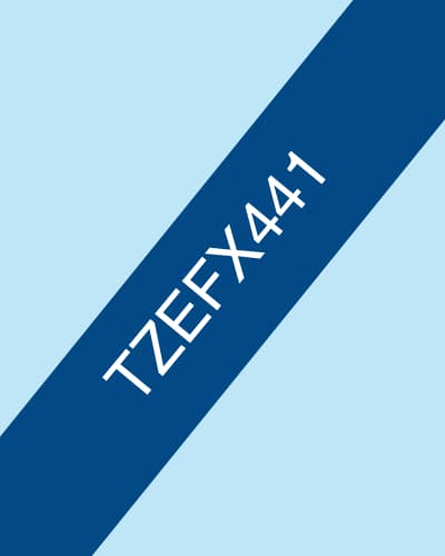 Brother Tape Black on Red TZEFX441 BTZEFX441