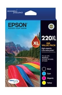 Epson Epson 220 4 HY Ink Value Pack E220XLVP