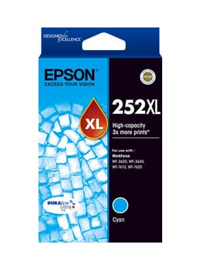 Epson Epson 252 HY Cyan Ink Cart E252CXL