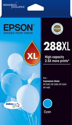 Epson Epson 288 HY Cyan Ink Cart E288CXL