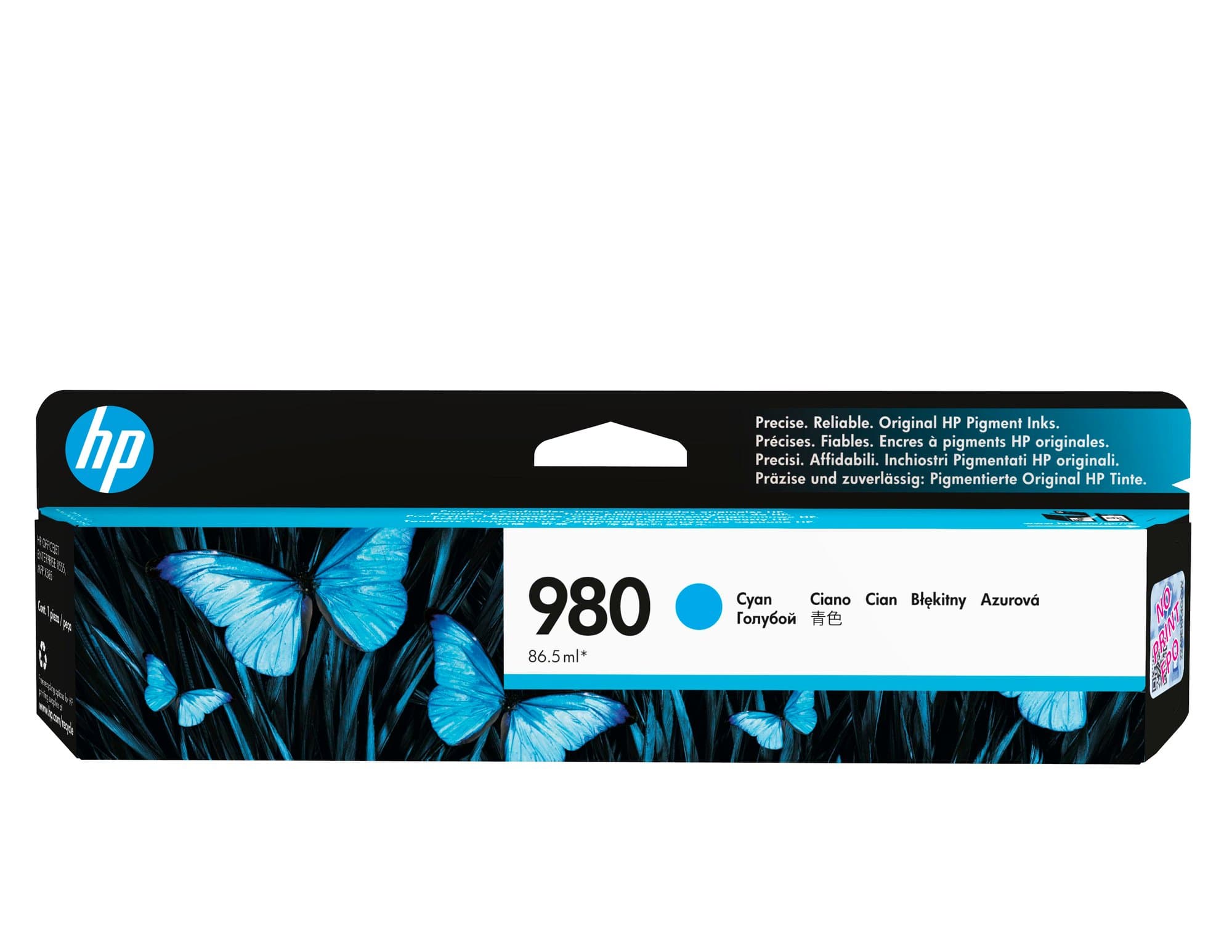 HP HP #980 Cyan Ink Cart D8J07A HI980C