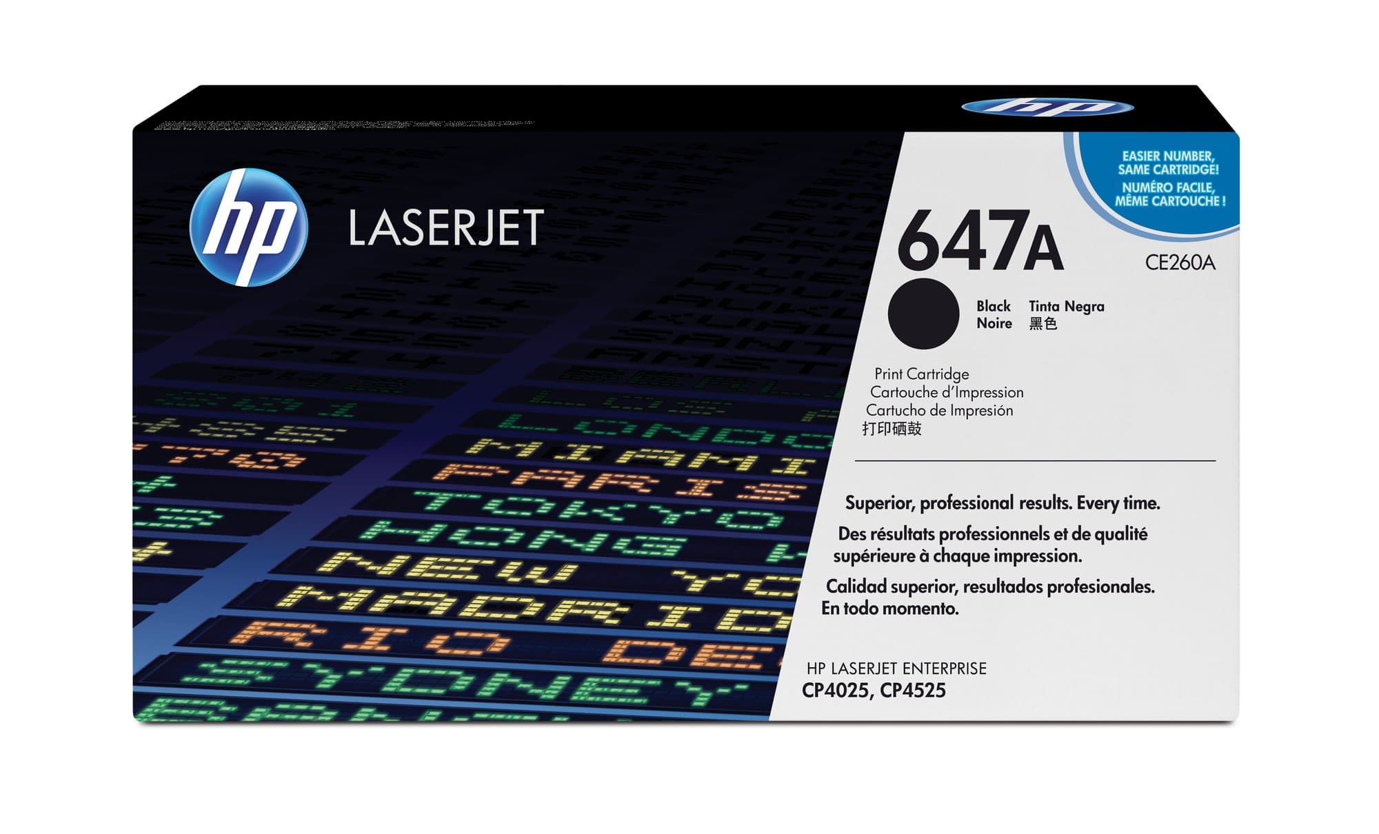 HP HP #647A Black Toner CE260A HT260