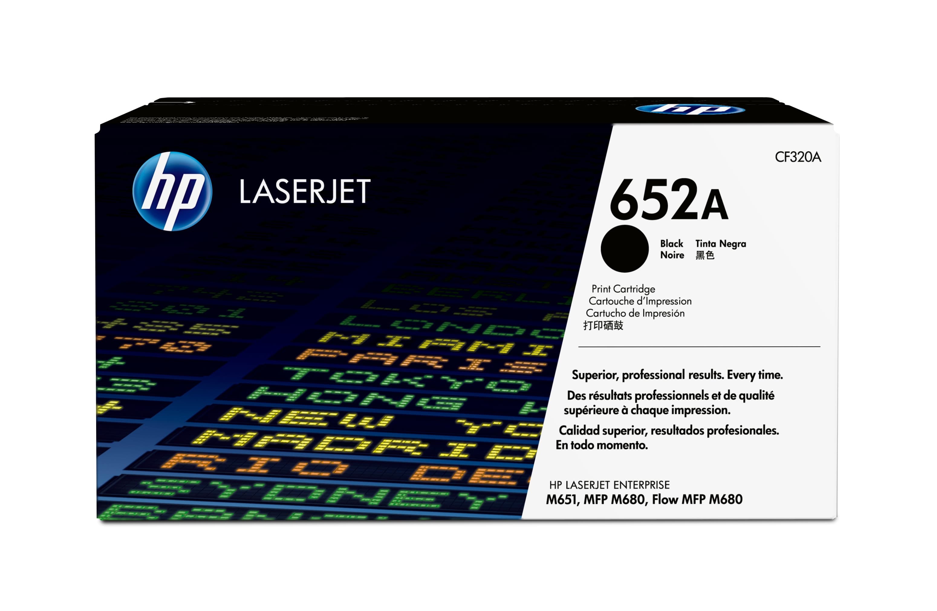HP HP 652A Blk Ton Cart CF320A HT652B